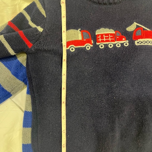 Hanna Andersson Toddler Boys Sweater Bundle Size 3T, Striped Knit Construction - Picture 10 of 12